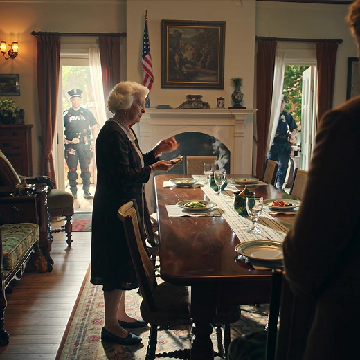 During Dinner, My Granddaughter Suddenly Slid A Note Onto My Table. It Said: "Grandma, Pretend You're Sick And Get Out Of Here Immediately!" I Was Confused, But I Decided To Trust Her And Follow Her Instructions... 10 MINUTES LATER... “Pretend You're Sick And Get Out Of Here,” My Granddaughter Wrote At Dinner. 10 Minutes Later… Roast chicken steaming on a blue-rim platter, butter pooling in the mashed potatoes, the little flag on the mantel stirring in the A/C’s whisper—just another Sunday famil