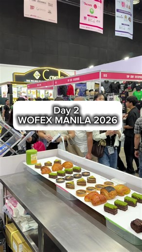 Day 2 of WOFEX MANILA 2026, ang swerte ng nagpunta sa booth ng BLIZZARD REF, premium ang quality ng samples ng Cakes and Pastries using UNOX Oven and Hamilton Beach Commercial Stand mixer.