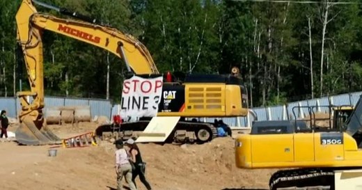 Line 3 pipeline in Minnesota becomes battleground for climate, Indigenous rights activists