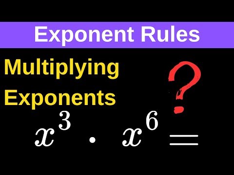 Multiplying Exponents with the Same Base | Exponent Rules |