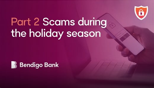 Have you ever been contacted about a prize you don't remember entering? It could be a scam. In our latest video, Jilly is back to discuss three more common holiday scams and the simple steps you can take to protect your personal information. Always remember to Stop. Think. Protect. For more tips of scams and security visit our website: https://www.bendigobank.com.au/security/ | Bendigo Bank
