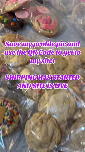 Use the QR code in the profile pic to get to the site!