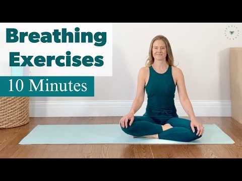 10 Minute BREATHING EXERCISES - For relaxation and anxiety