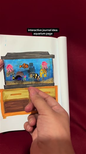 spongebob-themed interactive journal page. kinda healed my inner child with this ib: @it is simu #journalpage #journalart #journalideas #papercraft #journaling