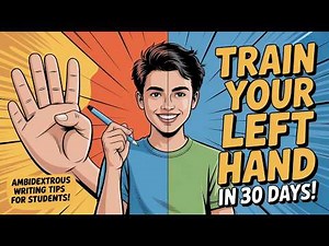 Train Your Left Hand in 30 Days! | Ambidextrous Writing Tips for Students