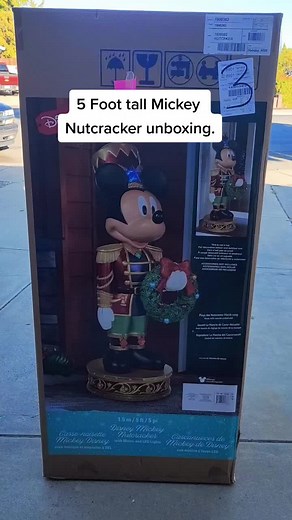 5 Foot Tall Mickey Nutcracker Unboxing Experience