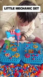 Link in Bio (# 3183 ) Little Mechanic Set — Best Kids Tool Set & STEM Toy for Toddlers ▶️
