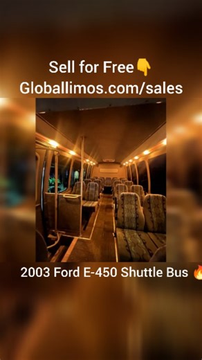 Global Limo & Bus Sales on Instagram: "Greetings Everyone, Today we have the 2003 Ford E-450 21-Passenger Mini Bus, expertly built by Krystal Coachworks. The bus was professionally repainted approximately two and a half years ago, resulting in an immaculate exterior. This shuttle bus is Powered by a dependable V10 gasoline engine, it is significantly more cost-effective to maintain than diesel alternatives and easier to service. This shuttle bus can be yours for only $18,750. For more informatio