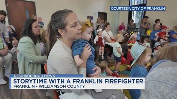 Williamson County library hosting summer reading events with Franklin firefighters
