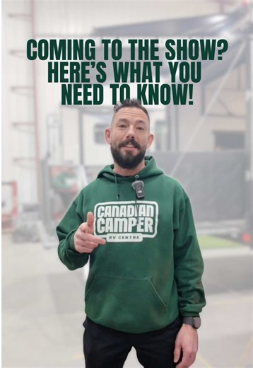 Know before you go... and tow! 🚍 1. Let us know who you’re camping with! 2. What vehicle are you towing with? 3. Don’t be afraid to ask, fellow camper! In case you missed it, we’re having our RV Show & Super Sale this weekend, which means you can shop a fantastic selection with exclusive winter pricing. Save big, and enjoy special offers when you buy, like free winter storage, free extended warranty on used units (some conditions apply!), a $500 parts & service credit on new RVs, flexible finan