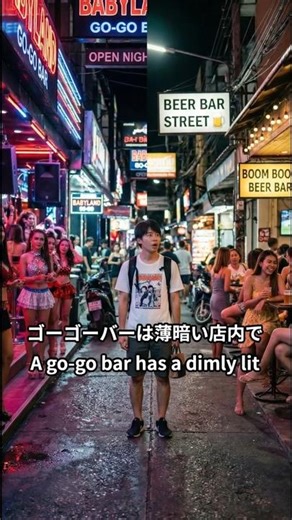 【26秒解説】パタヤ夜遊びの基本！ゴーゴーバーとビアバー（バービア）の決定的な違い