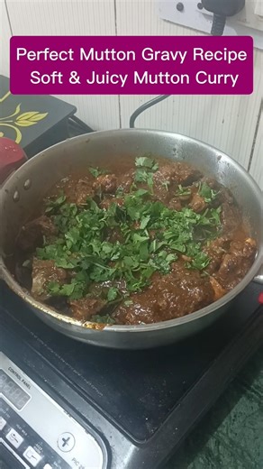 Easy Mutton Gravy Recipe at Home | Rich & Flavorful Curry#trending #ytshorts #shorts