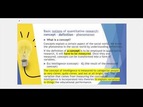 Quantitative Research Methods (Week 1 - part 1)