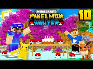 Des Pokemon et un invité surprise sur Minecraft - PIXELMON Hunter #10