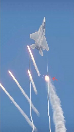American F-15 Pilot Dodges Missile Strike in Mid-Air