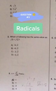 4.5K views · 81 reactions | Radicals燐 #reels #fyp #math...