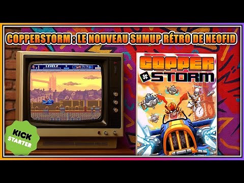 CopperStorm! A new retro shmup from Neofid for SNES, Neo Geo, and Megadrive!