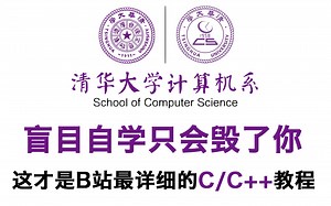 简直比刷剧还爽！不愧是清华大佬把C语言/C++教程讲的如此通俗易懂（2023版），草履虫直呼简单！！