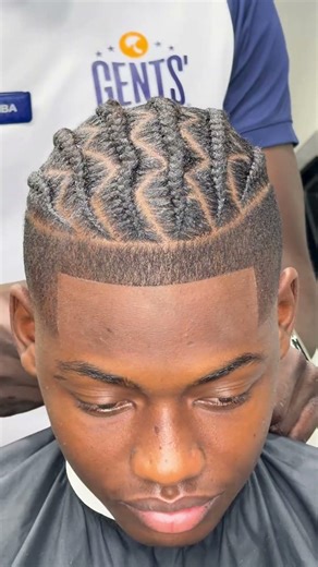 Fresh Braids & Skin Fade Transformation! 💈🔥✂️ #braids #skinfade #barber