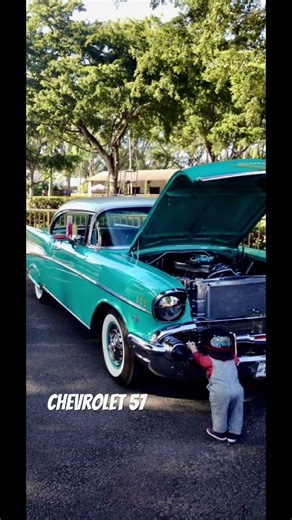 Chevrolet 1957.Antique Cars.
