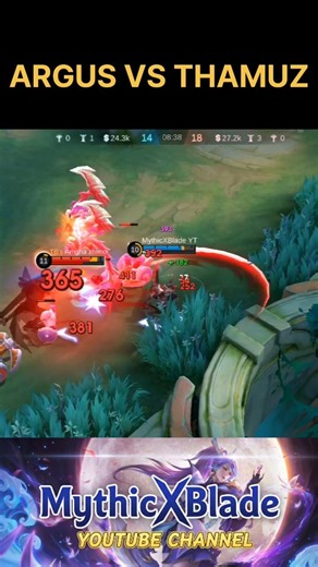Argus vs Thamuz – Who Wins? 😳 | MLBB Shorts #mobilelegends #mlbb #argus #thamuz #shorts