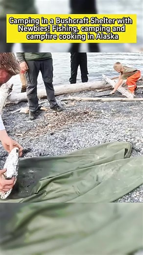Bushcraft Camping Experience with Newbies in Alaska