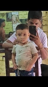 baby haircut boys 2 year best 💯🥰🥰 #headshave #salon #barbershop