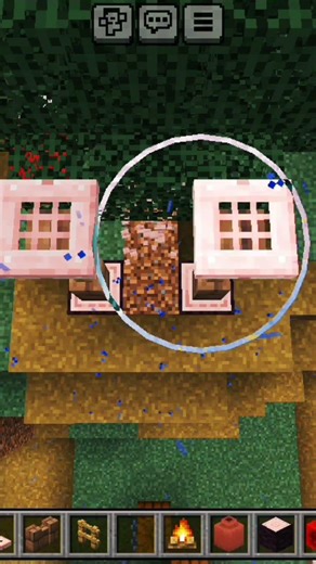 how to make fire port in Minecraft #minecraftviralshorts