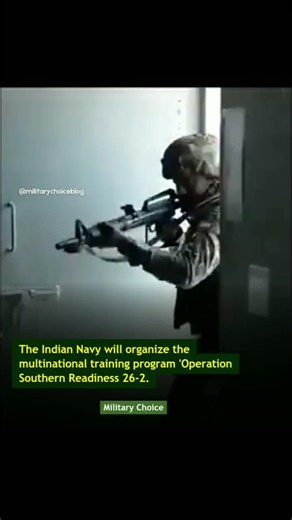 The #IndianNavy will organize the multinational training program 'Operation Southern Readiness 26-2