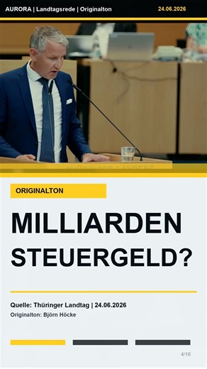 Höcke attacks: Billions in tax money for NGOs?