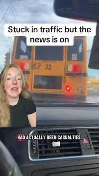 Kid saves the Day on his ride home from school✨🚌✨ #schoolbus #student #news #wholesome