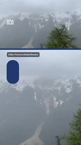 258K views · 1K reactions | A huge chunk of a glacier in the Swiss...