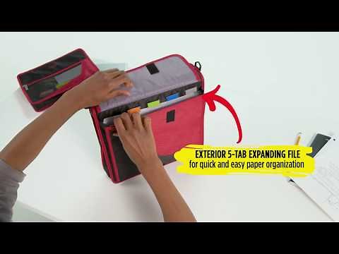 Five Star 3" Zipper Binder + Removable Padded Case