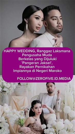 Ranggaz Ananta Laksmana, pengusaha muda yang biasa dijuluki pangeran Jaksel, menggelar pernikahan dengan Angie Prijanto, di Marakech, Maroko, pada hari Kamis (8/1/2026). Acara ini pun dihadiri sederet artis yang dekat dengan pasangan ini. #ranggazlaksmana #angieprijanto #menikah #tiktok #fyp