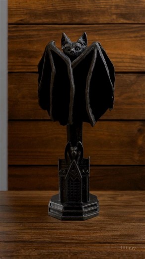 61K views · 1.8K reactions | 驪 Illuminate the Night with the Bat Wing Lamp!  #BatLamp #GothicDecor #BatLovers #DarkHome #EternalMidnights #MysticGlow #SpookyVibes #BatAesthetic #DarkLuxury #NocturnalStyle | Nocturnal Nest | Facebook