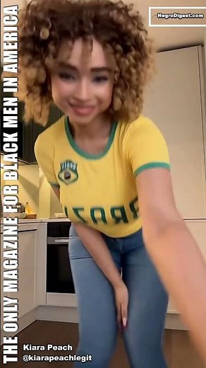 #WeekendGirl KIARA PEACH | NEGRO DIGEST ™ Only Magazine for Black Men In America kiarapeachlegit