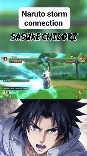 All Chidori Naruto storm series | #sasuke #narutostormconnections #narutostorm #shortvideo #anime