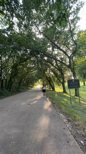 Welcome to a historic portion of Route 66 in Oklahoma! “This unique stretch of original Route 66 features two different types of paving that meet where the asphalt roadbed with concrete edges (Federal Aid Project 137-F) joins the all concrete roadway (Federal Aid Project 137-G), completed in 1929 and 1928 respectively. Since its bypass in 1952, it has been maintained by the Oklahoma County Highway Department.” It was so neat to walk down this road. I wonder how many people have driven this stret