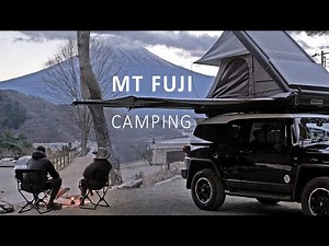 🇯🇵 We flew 7300km to CAMP here in Japan [ Most Relaxing WINTER camping with Mt Fuji views, ASMR ]