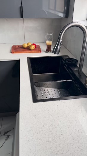 1M views · 10K reactions | Ennerdale,Soweto Whats App +27739922696 Call +2711 076 7974 #waterfallsink #upperkitchens #soweto #design #kitchen #faucet #tap #interiør | Upper Kitchens | Facebook