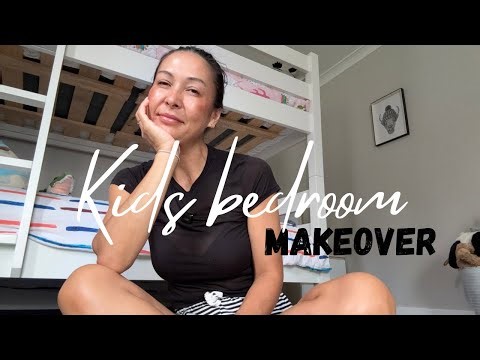 Kids Bedroom Makeover | New bunk bed glow up!