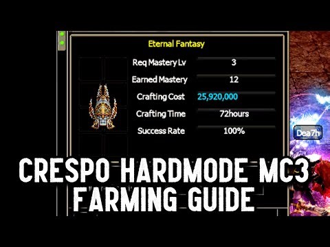 Crespo Hardmode / MC3 Farming guide - Can It Be Done Solo? - Dekaron