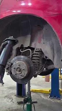 Dodge Challenger rear wheel shock absorber replacement