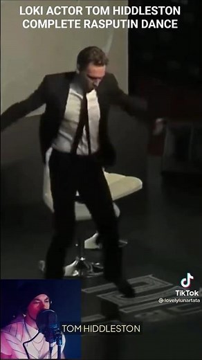LOKI ACTOR TOM HIDDLESTON COMPLETE RASPUTIN DANCE #love #funny #dance #dancer #tomhiddleston #loki
