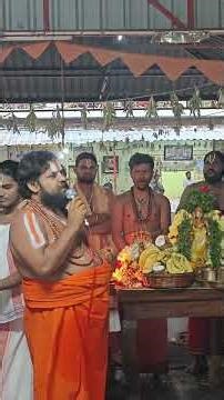 Sadhguru Sri Rammohan Swami is showing gold to devotees chanting Govinda Naam, Krishna Naam, Rama...