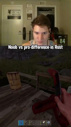 Noob vs pro difference in Rust #rust #rustplayer #rustclip #rustgame #rustconsole