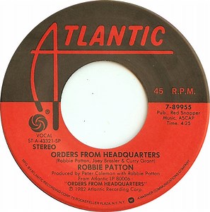Robbie Patton - Orders From Headquarters