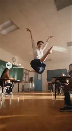 Physics teacher dances ballet