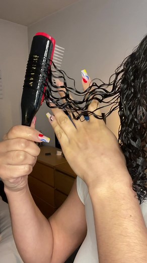 Effective Denman Brush Styling for 3C Curly Hair