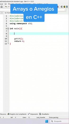 Arreglos o Arrays en C | ProgramadorJS#fyp #programacion #parati #programming